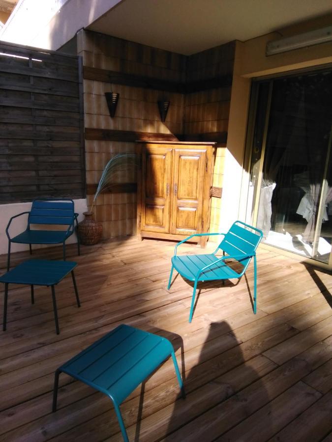Nice- Gairaut - Jardin Prive- Grand F1 Lumineux-Piscine Collective Extérieur photo
