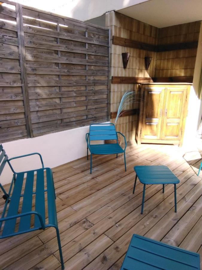 Nice- Gairaut - Jardin Prive- Grand F1 Lumineux-Piscine Collective Extérieur photo