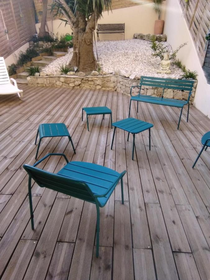 Nice- Gairaut - Jardin Prive- Grand F1 Lumineux-Piscine Collective Extérieur photo