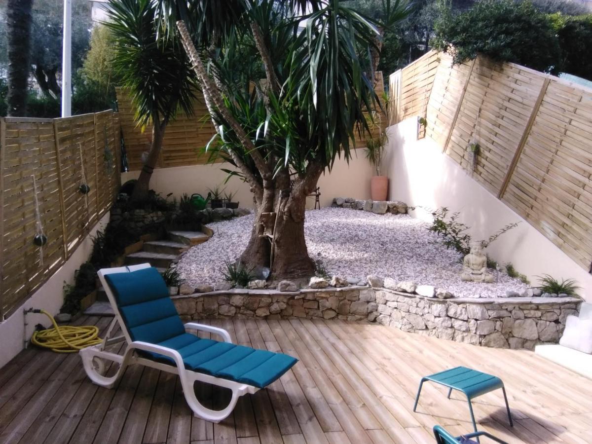 Nice- Gairaut - Jardin Prive- Grand F1 Lumineux-Piscine Collective Extérieur photo