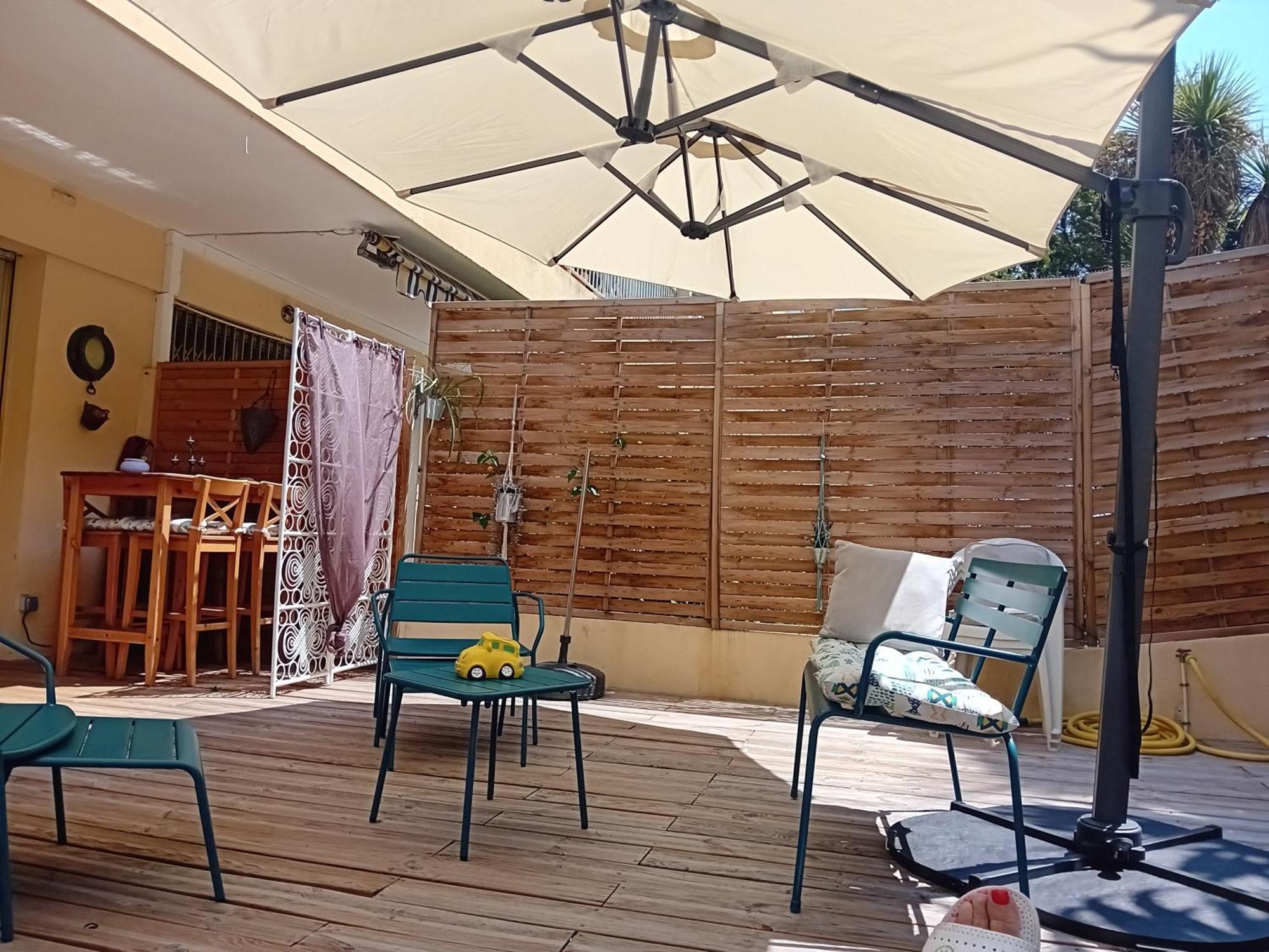 Nice- Gairaut - Jardin Prive- Grand F1 Lumineux-Piscine Collective Extérieur photo